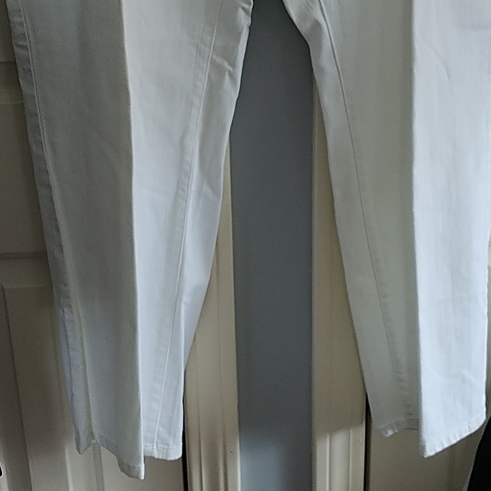C.J.Banks White Barely Boot Stretch Jeans Plus Size 24W - Picture 8 of 10